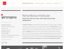 Tablet Screenshot of kersnikova.org